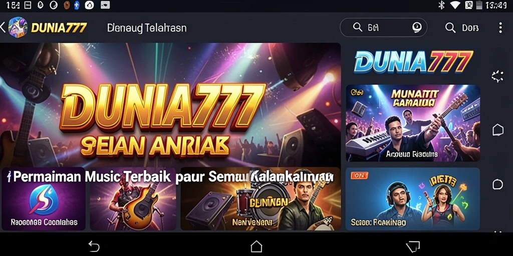 Screenshot DUNIA777 menampilkan gameplay yang seru dan berwarna.