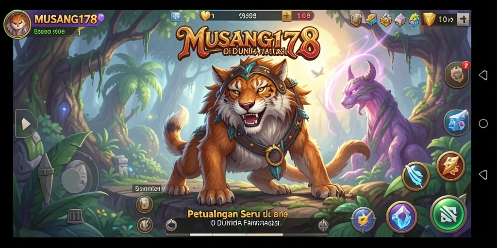 Tampilan gameplay menawan dari MUSANG178 yang penuh petualangan.